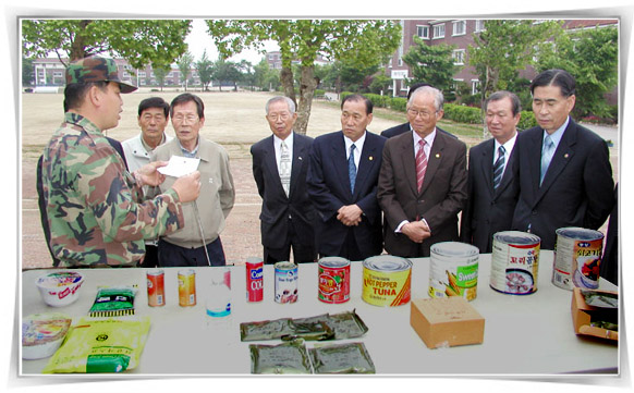 인천 경기위원 신병훈련소 참관